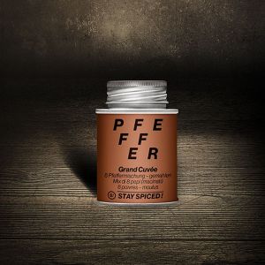 Stay Spiced |8 Pfeffermischung | Grand Cuveé | Schraubdose | 60g